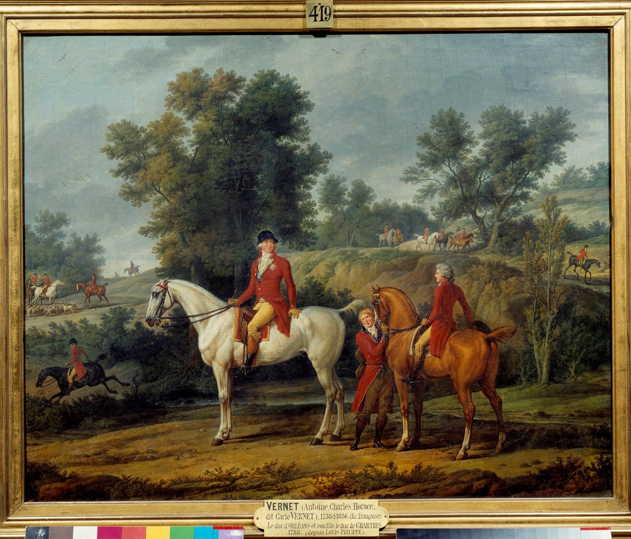 Av için hareket Dük Louis Philippe II Joseph d