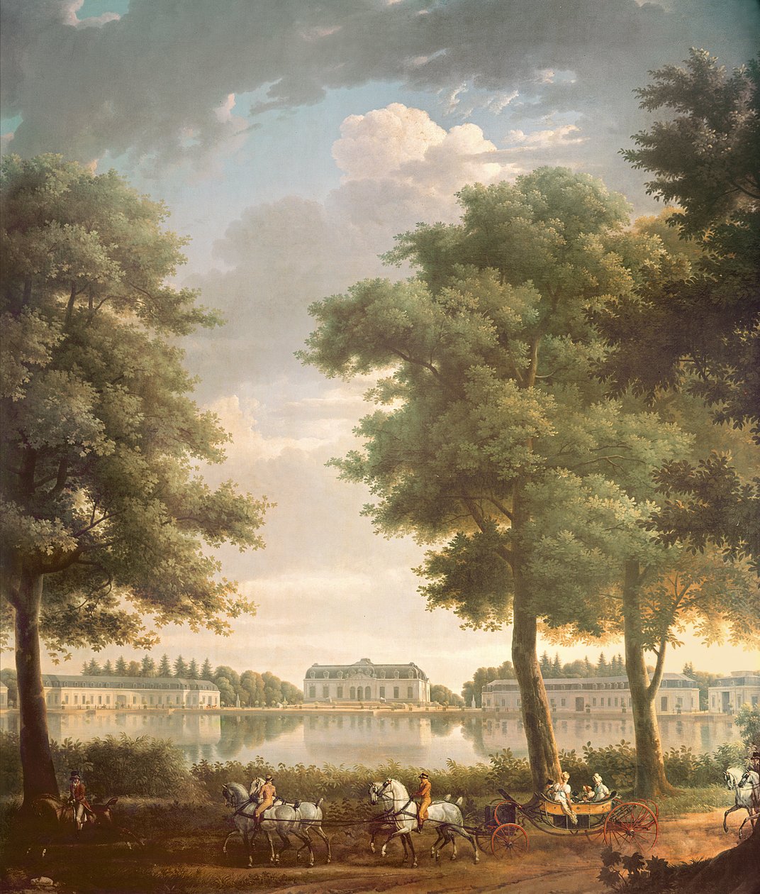 Benrath Sarayı, 1806 by Antoine Charles Horace Vernet