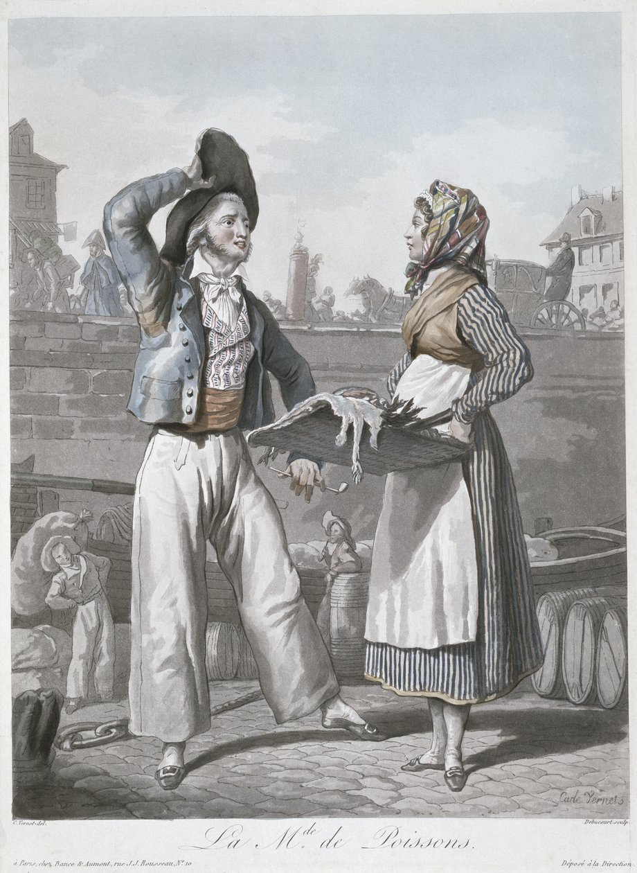 Balık Satıcısı by Antoine Charles Horace Vernet