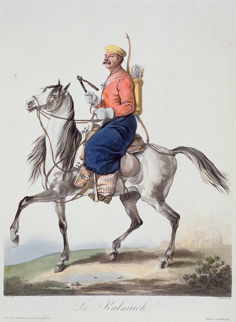 Kalmık by Antoine Charles Horace Vernet
