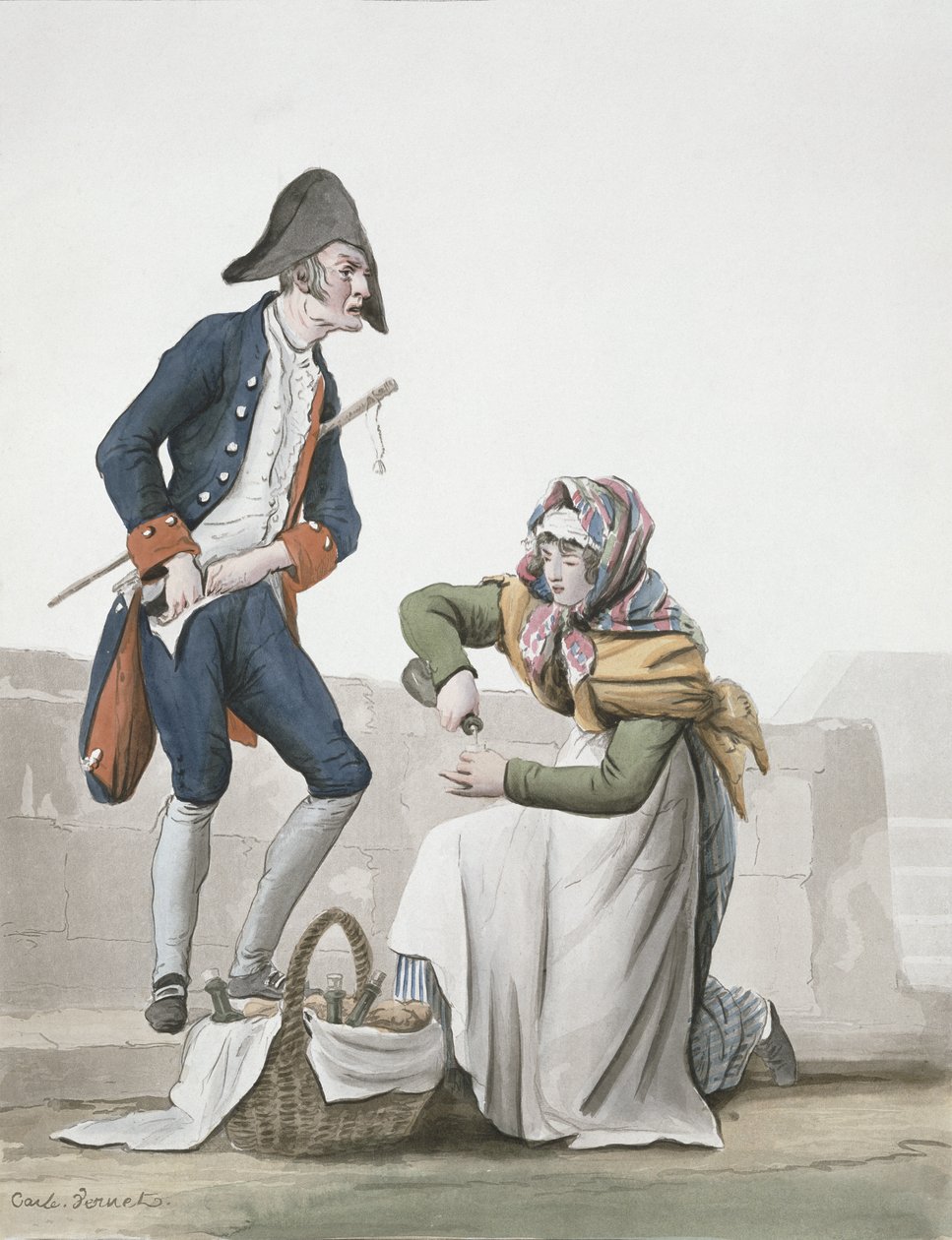 ಬ್ರಾಂಡಿ ಮಾರಾಟಗಾರ ಟರ್ಕಿ by Antoine Charles Horace Vernet
