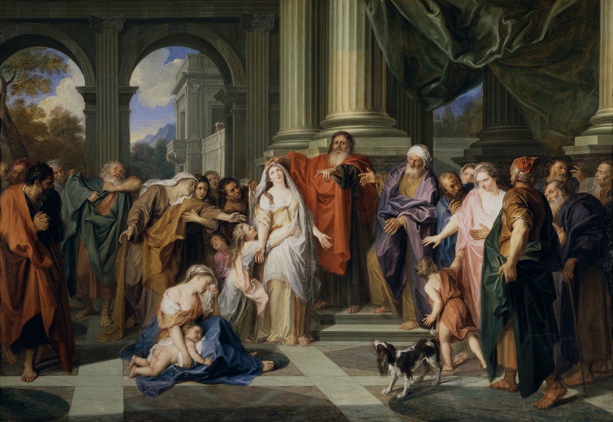 Susannah zina ile suçlanıyor, 1695-1696 by Antoine Coypel