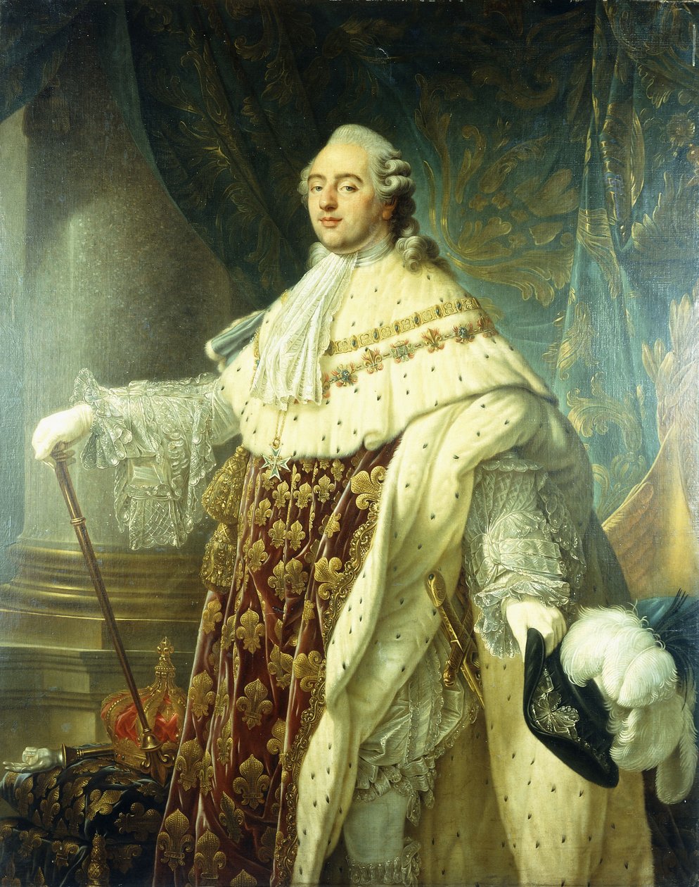 Louis XV Devlet Cüppesi Giyen Portresi, by Antoine François Callet