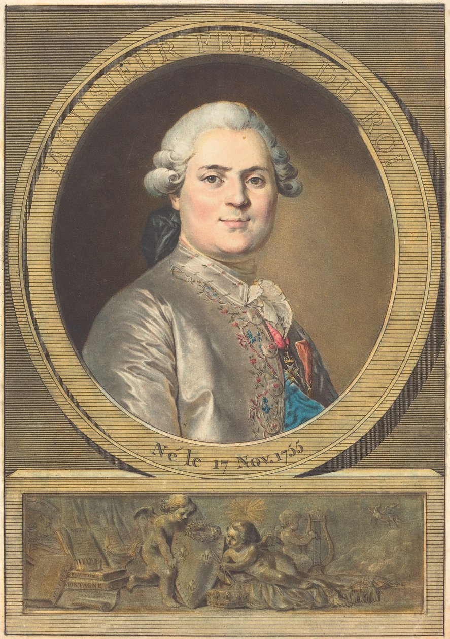 Mösyö Frère du Roi (Kralın Kardeşi) by Antoine François Sergent after Joseph Siffred Duplessis