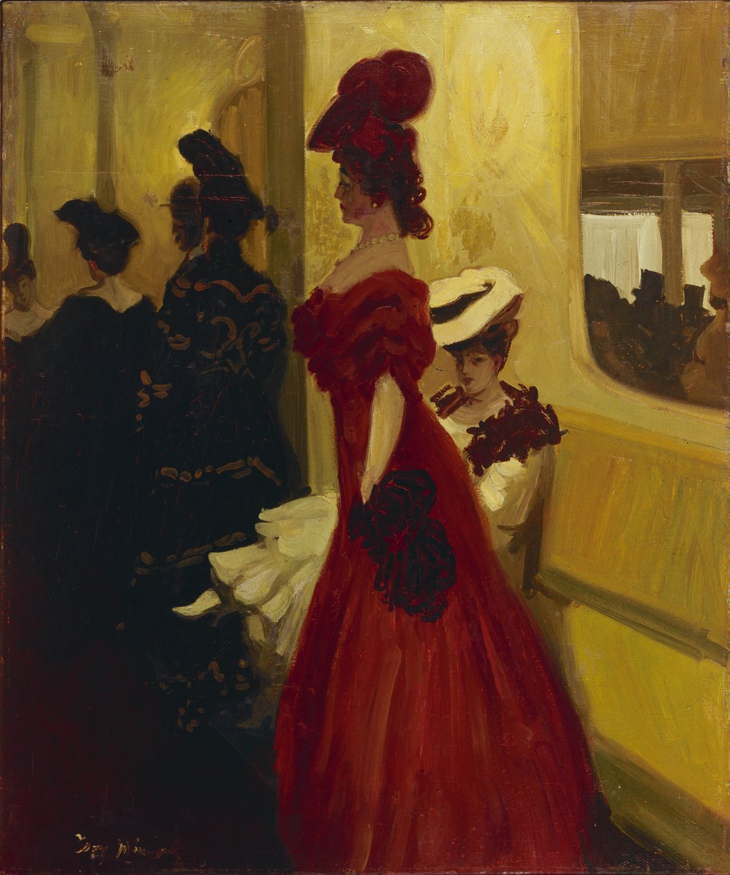 Tiyatro Kutusu Seyirci, 1906 by Antoine Guillaume Minartz