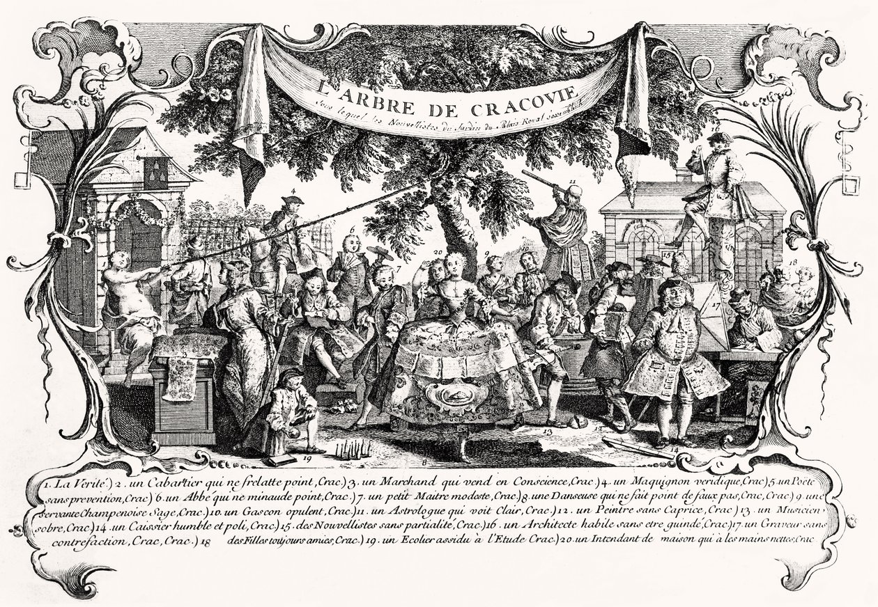 Krakov Ağacı, 1742 by Antoine Humblot