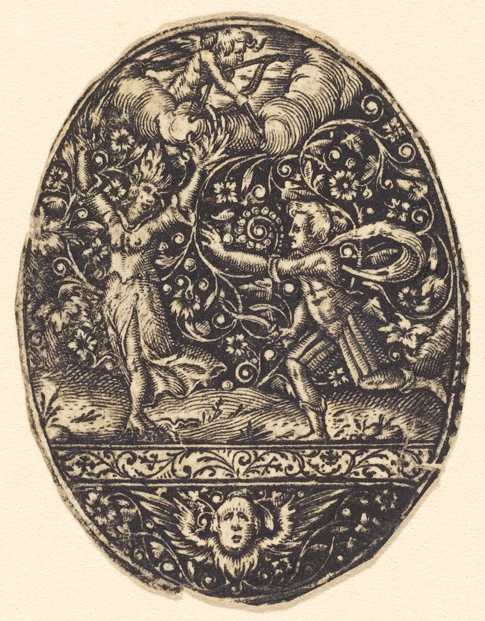 Apollon ve Defne by Antoine Jacquard