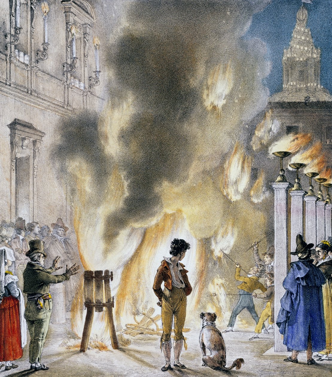 Antoine-Jean-Baptiste Thomas (1791-1833) tarafından Palazzo Madama