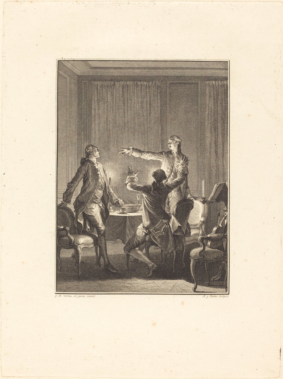 provokasyon by Antoine Jean Duclos after Jean Michel Moreau