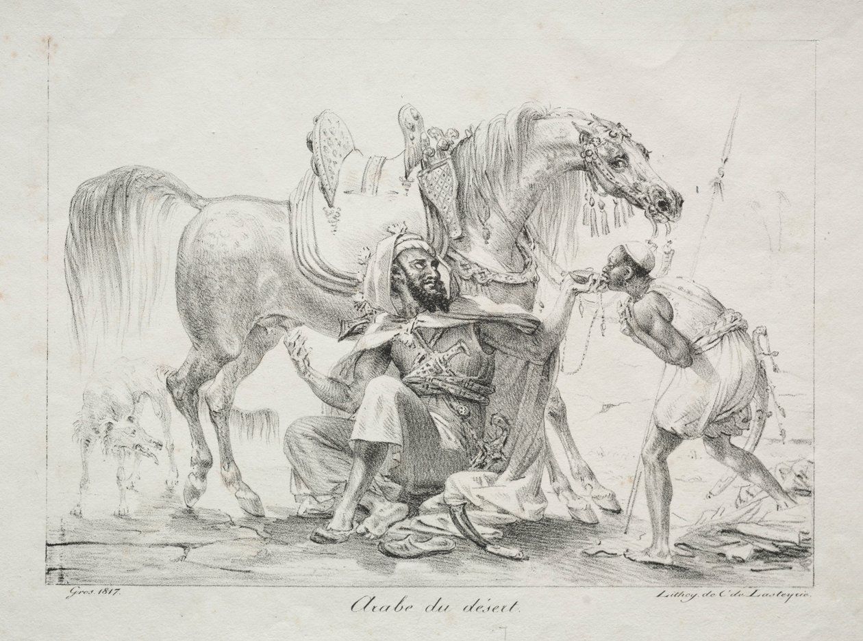 Çöl Arap, 1817. by Antoine Jean Gros