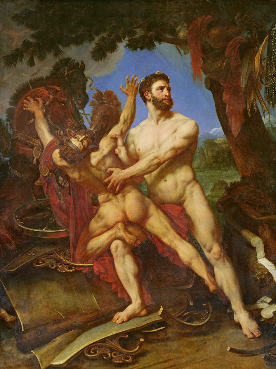 Herkül ve Diomedes by Antoine Jean Gros