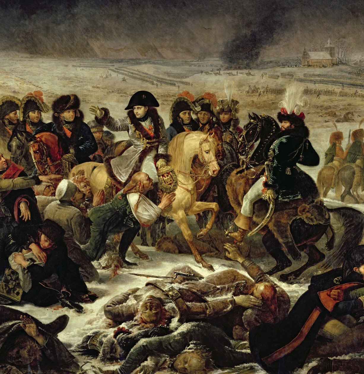 Napolyon Eylau Savaş Alanında, 9 Şubat 1807, 1808 (detay 18910) by Antoine Jean Gros