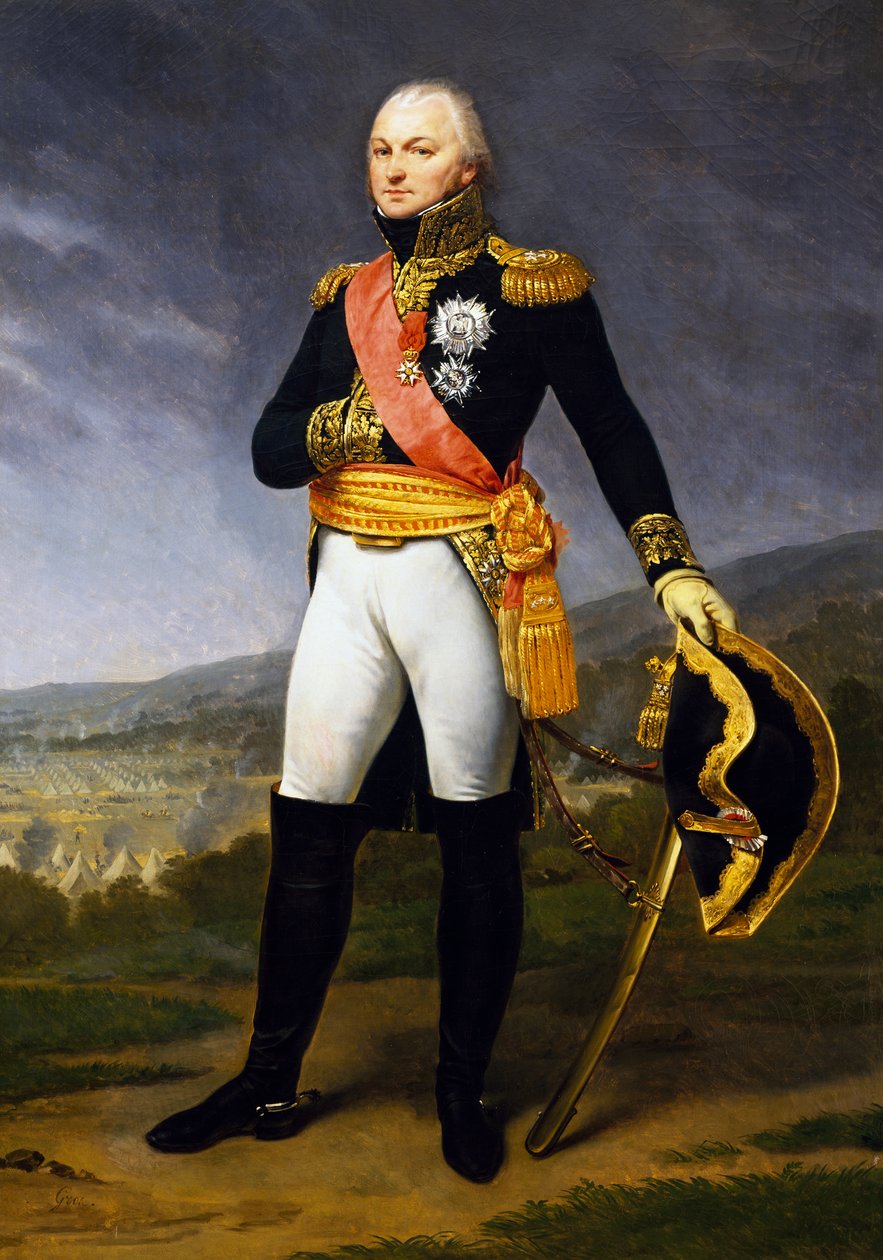 Claude Just Alexandre Louis Legrand'ın Portresi (1762-1815), Fransız general, Tablo, Jean Antoine Gros (1771-1835) by Antoine Jean Gros