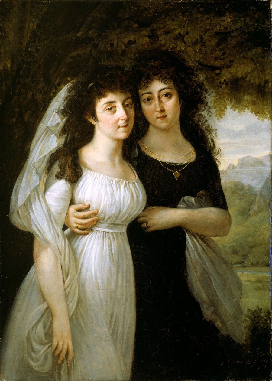 Maistre Kızkardeşlerin Portresi by Antoine Jean Gros