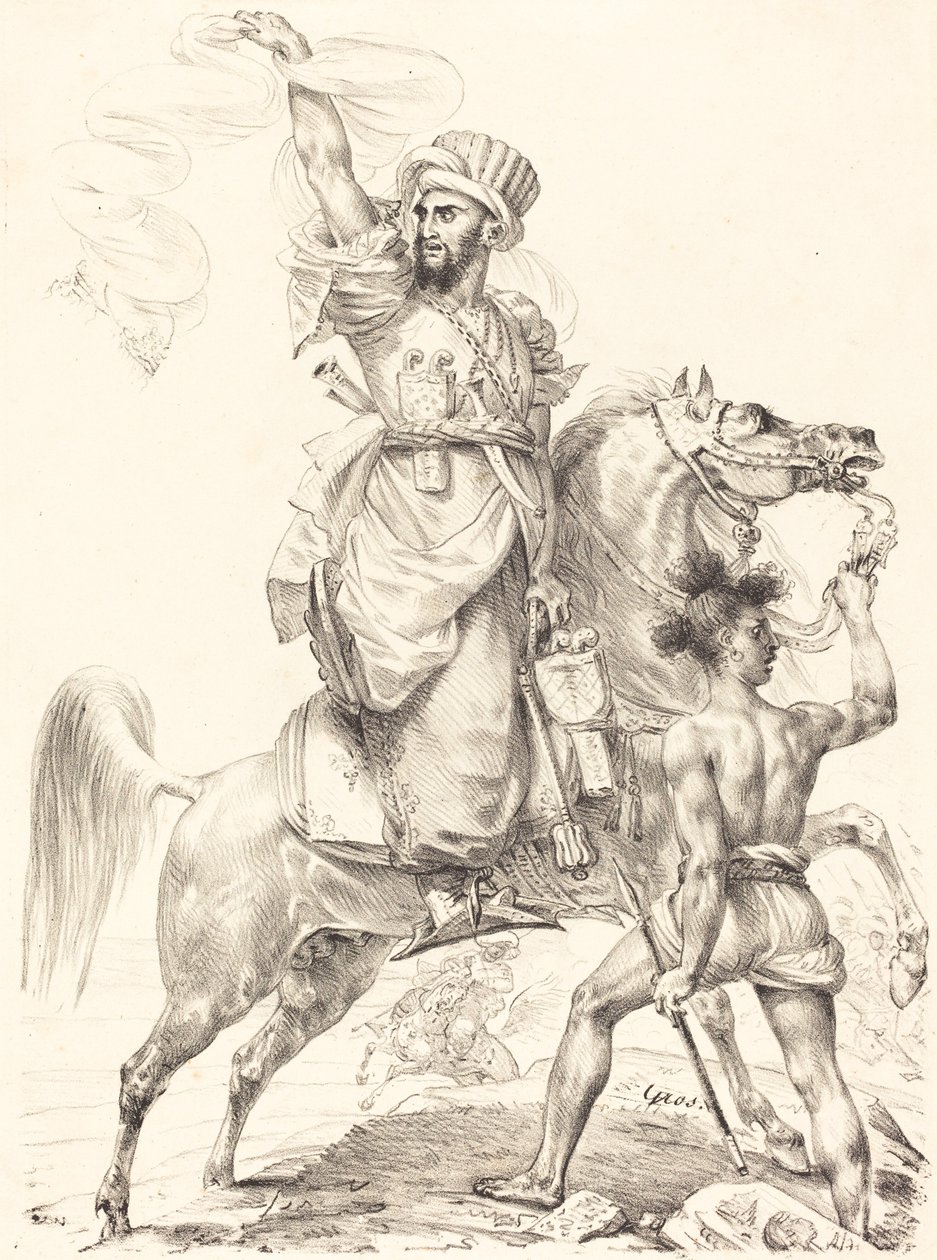 Atlı Memlükler Reisi by Antoine Jean Gros
