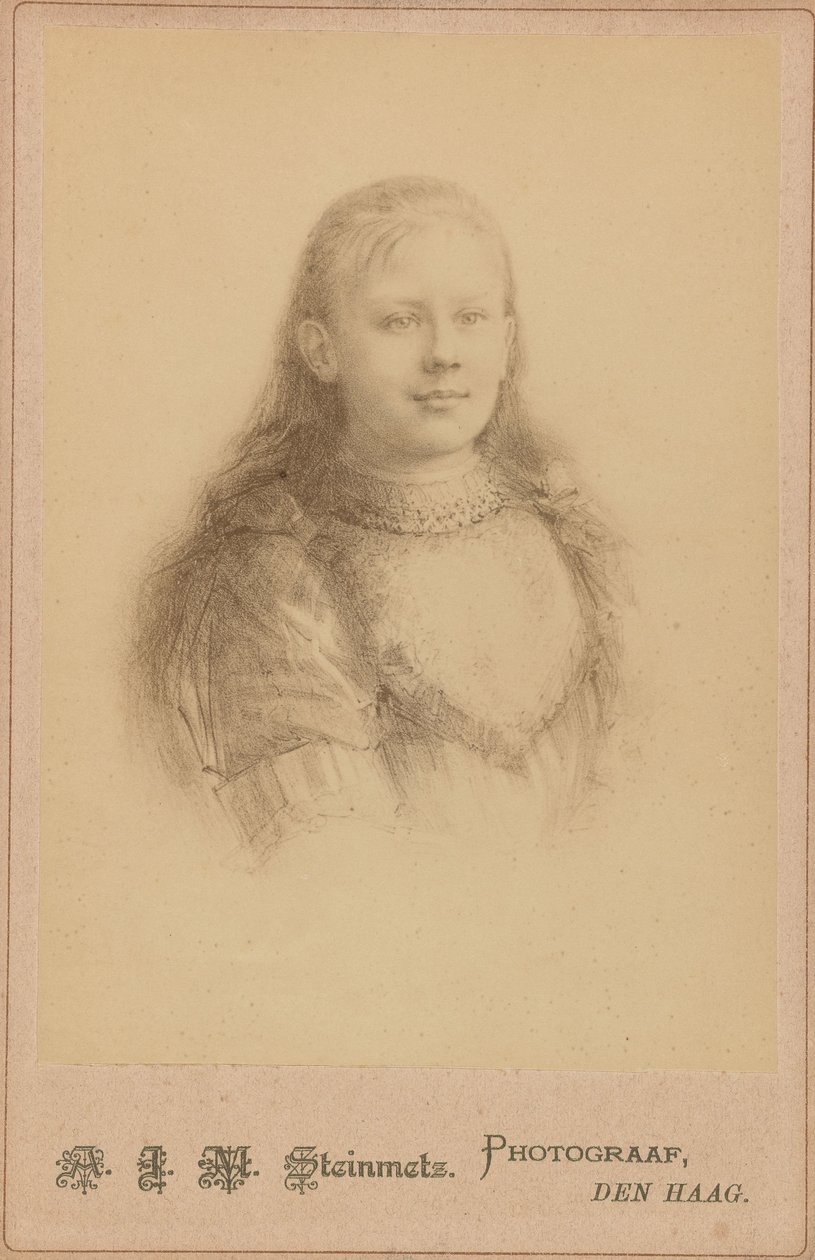 HM Kraliçe Wilhelmina by Antoine Johan Marinus Steinmetz
