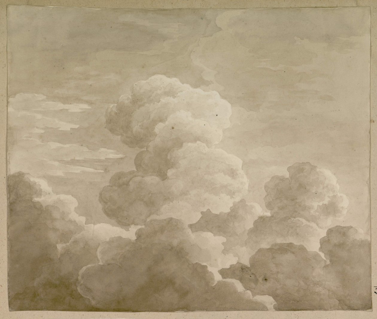 Bulutların İncelenmesi , 1815. by Antoine Laurent Castellan