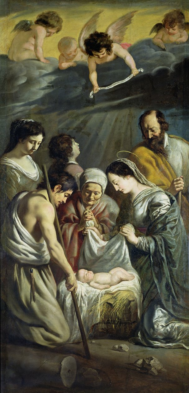 Çobanların Tapınması, c.1630-32 by Antoine Le Nain
