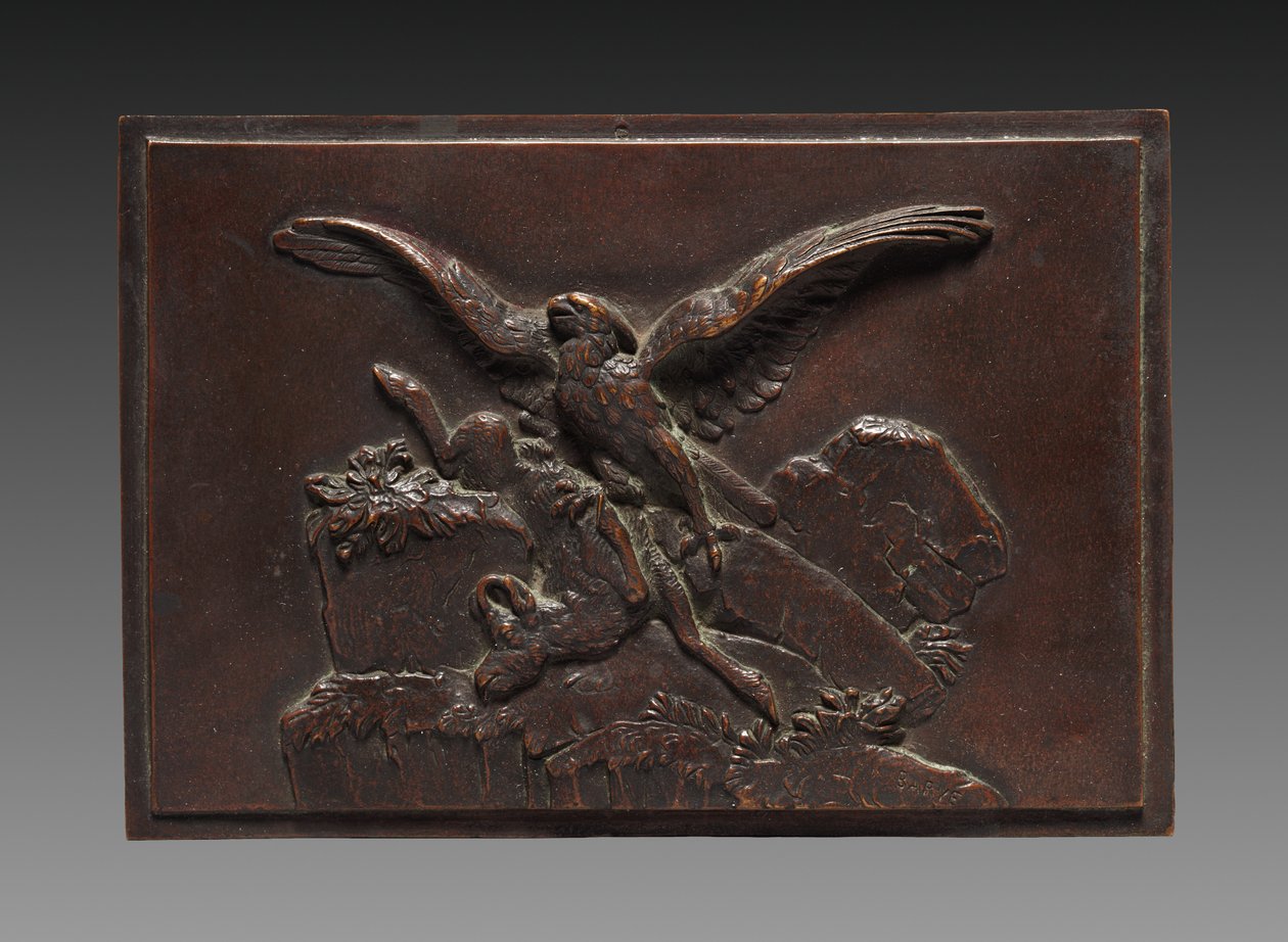 Chamois ile Kartal, c. 1830 - 1875. by Antoine Louis Barye