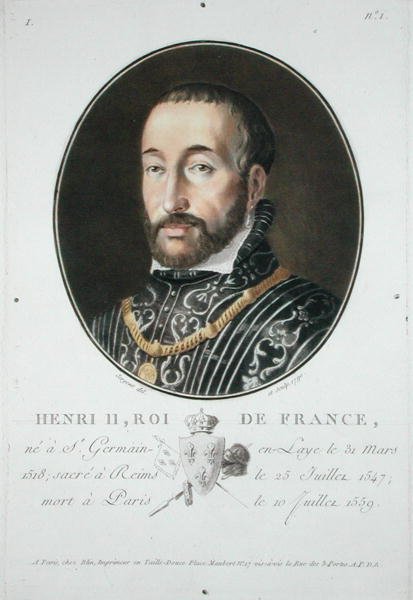 Henry II (1519-59) Fransa Kralı by Antoine Louis Francois Sergent Marceau