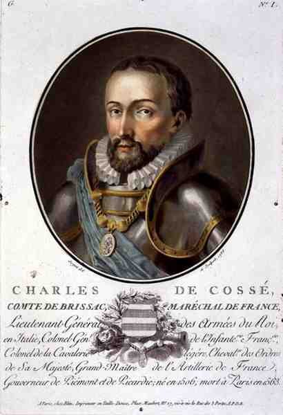 Charles de Cosse, Brissac Kontu, Fransa Mareşali (1506-63) portresi by Antoine Louis Francois Sergent Marceau