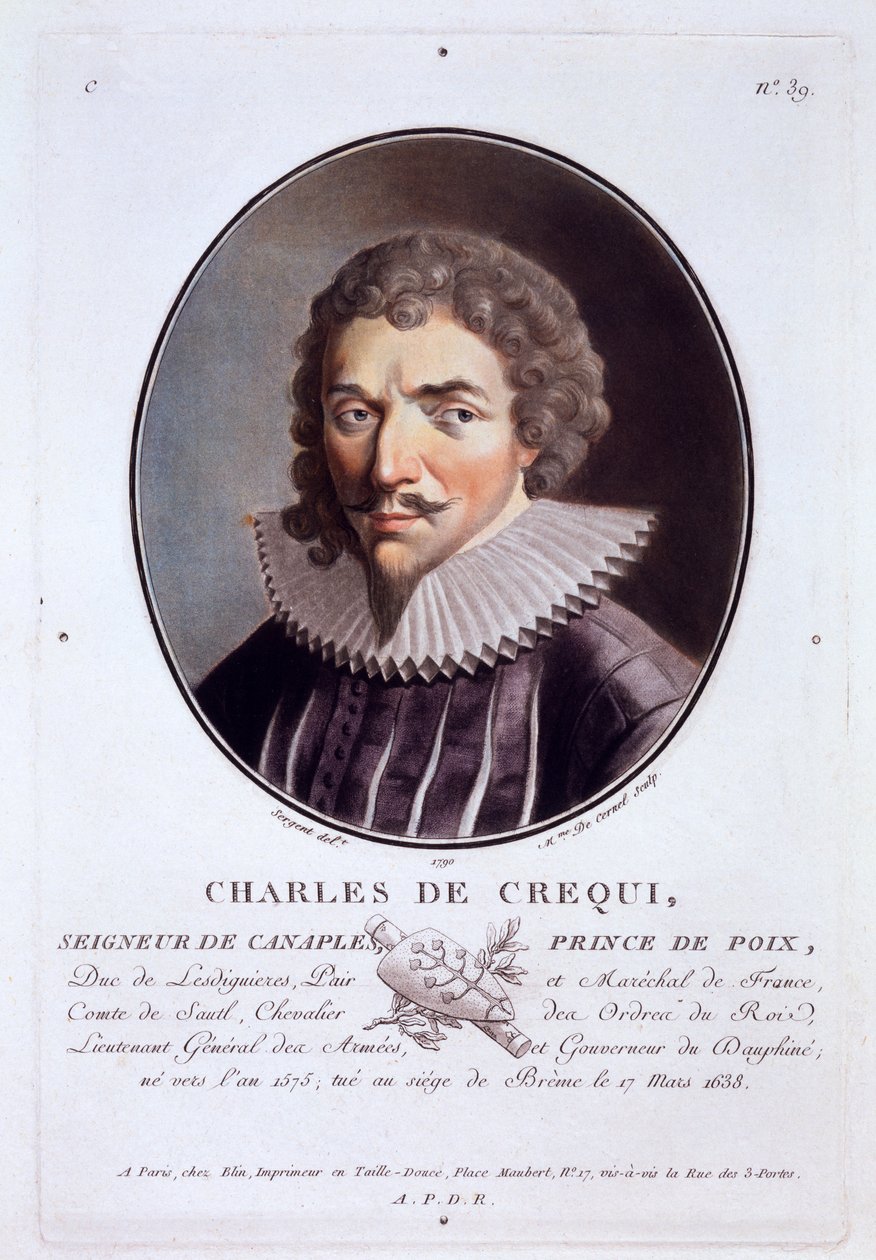 Charles de Crequi, Fransa