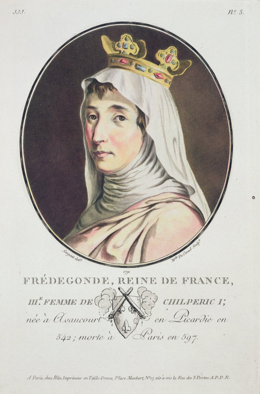Fredegonde, Franks Kraliçesi, Fransa