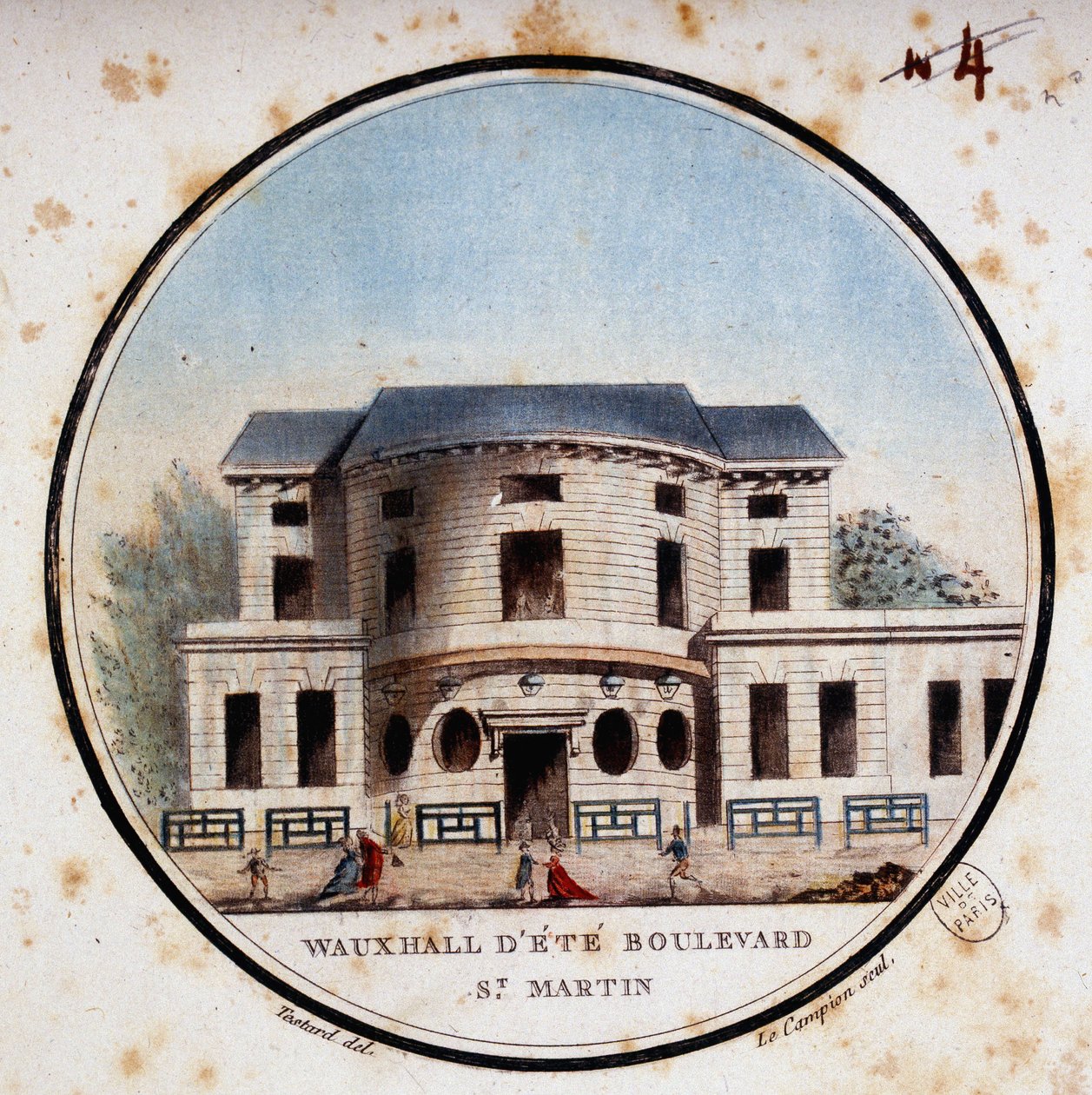 Halle aux buzağılar, bulvar Saint Martin. Çavuş tarafından Paris