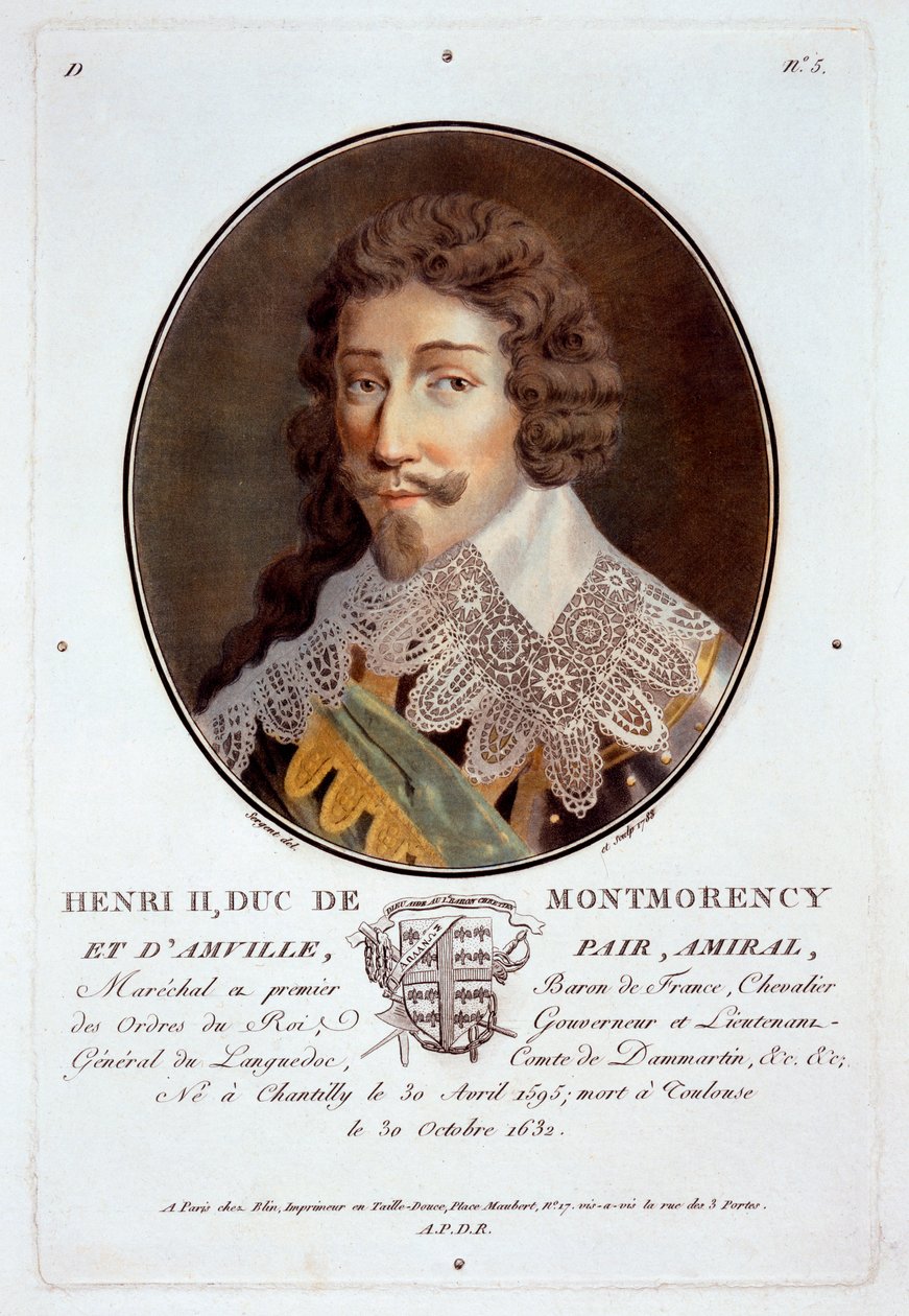 Henri II, Duc de Montmorency et dAmville, Fransa