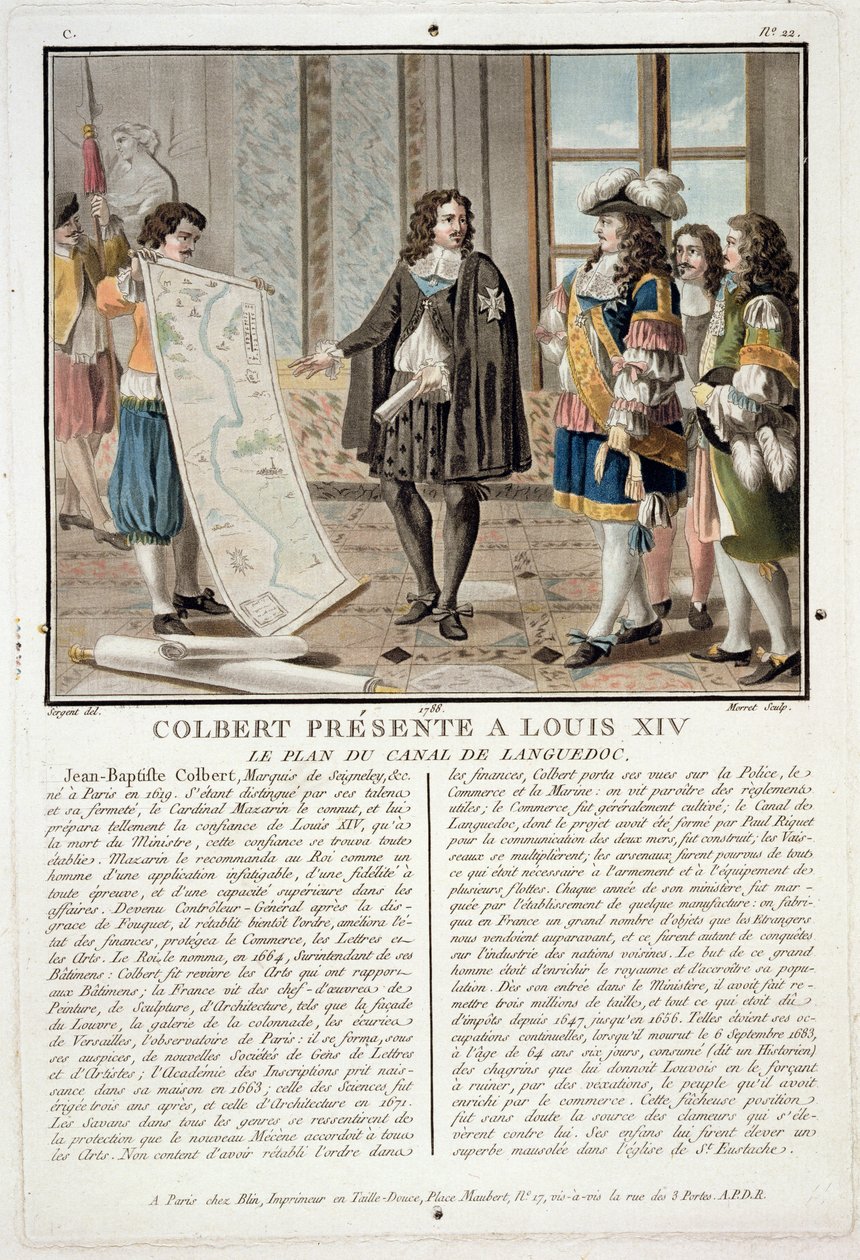 Jean Baptiste Colbert (1619-83), Canal du Languedoc