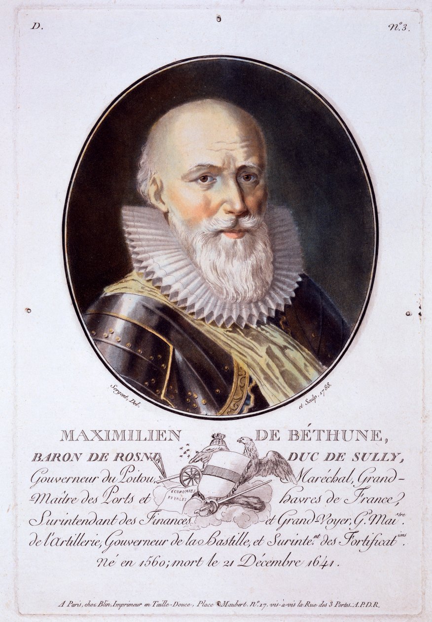 Maximilien de Bethune, Baron de Rosni ve Duc de Sully, Fransa