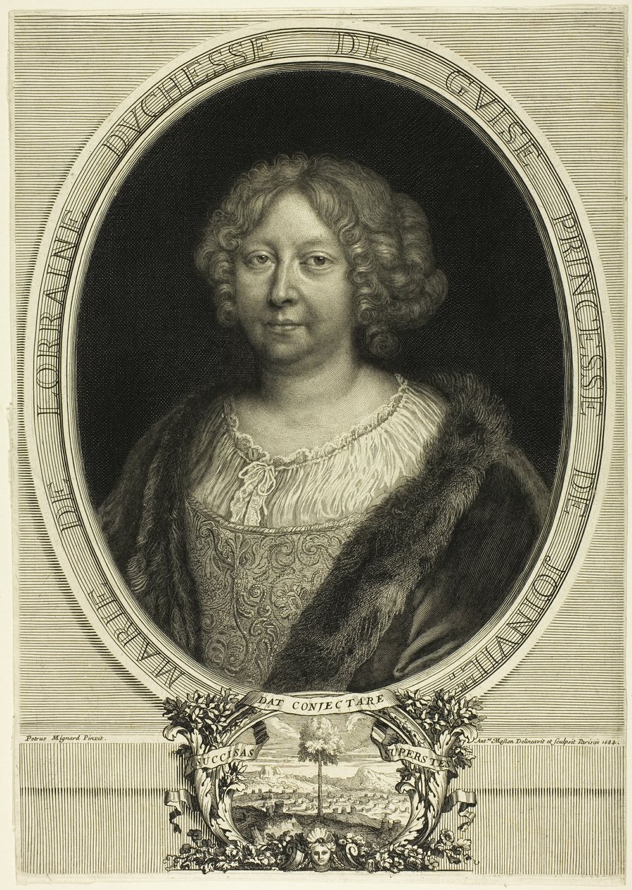 Marie de Lorraine, Guise Düşesi, Joinville Prensesi by Antoine Masson