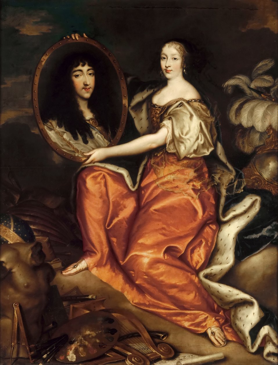 İngiltere Henrietta, Orleans Düşesi 1644-1670 by Antoine Mathieu