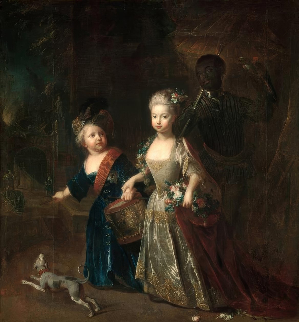 Yaşlı Friedrich Boy ve Wilhelmin / Pesne 1714 by Antoine Pesne