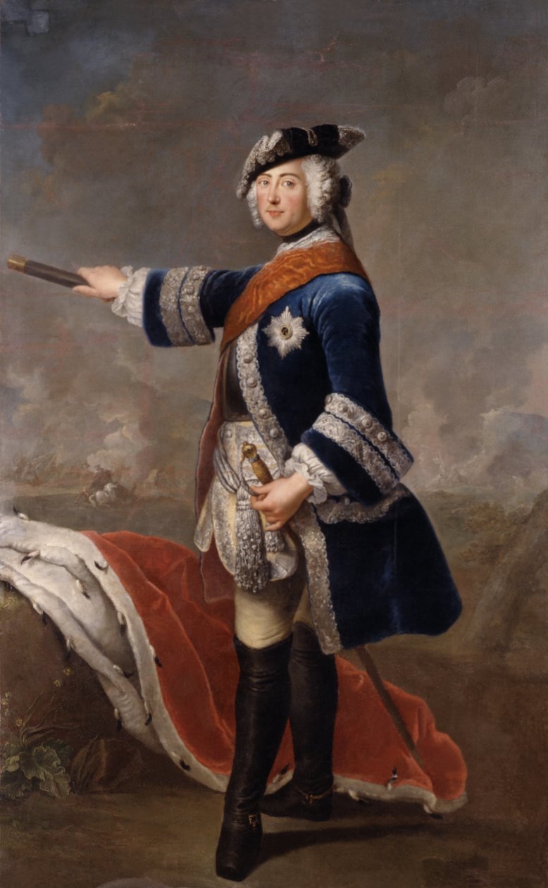 Büyük Frederick by Antoine Pesne