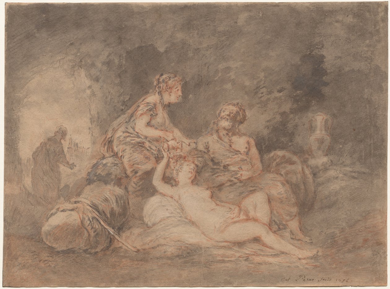 Lût ve Kızları, 1756. by Antoine Pesne