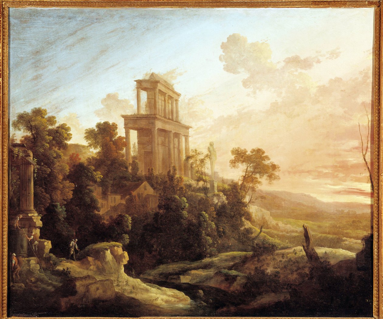 Ayarın etkisi (tuval üzerine yağlı boya) by Antoine Pierre the Younger Patel
