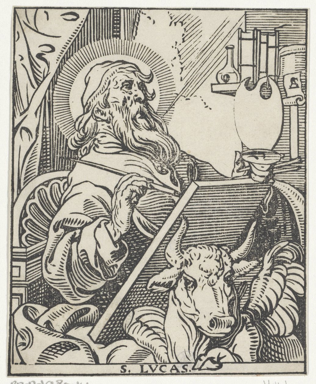 Evangelist Luke Dört Evangelist (dizi adı) by Antoine Sallaert