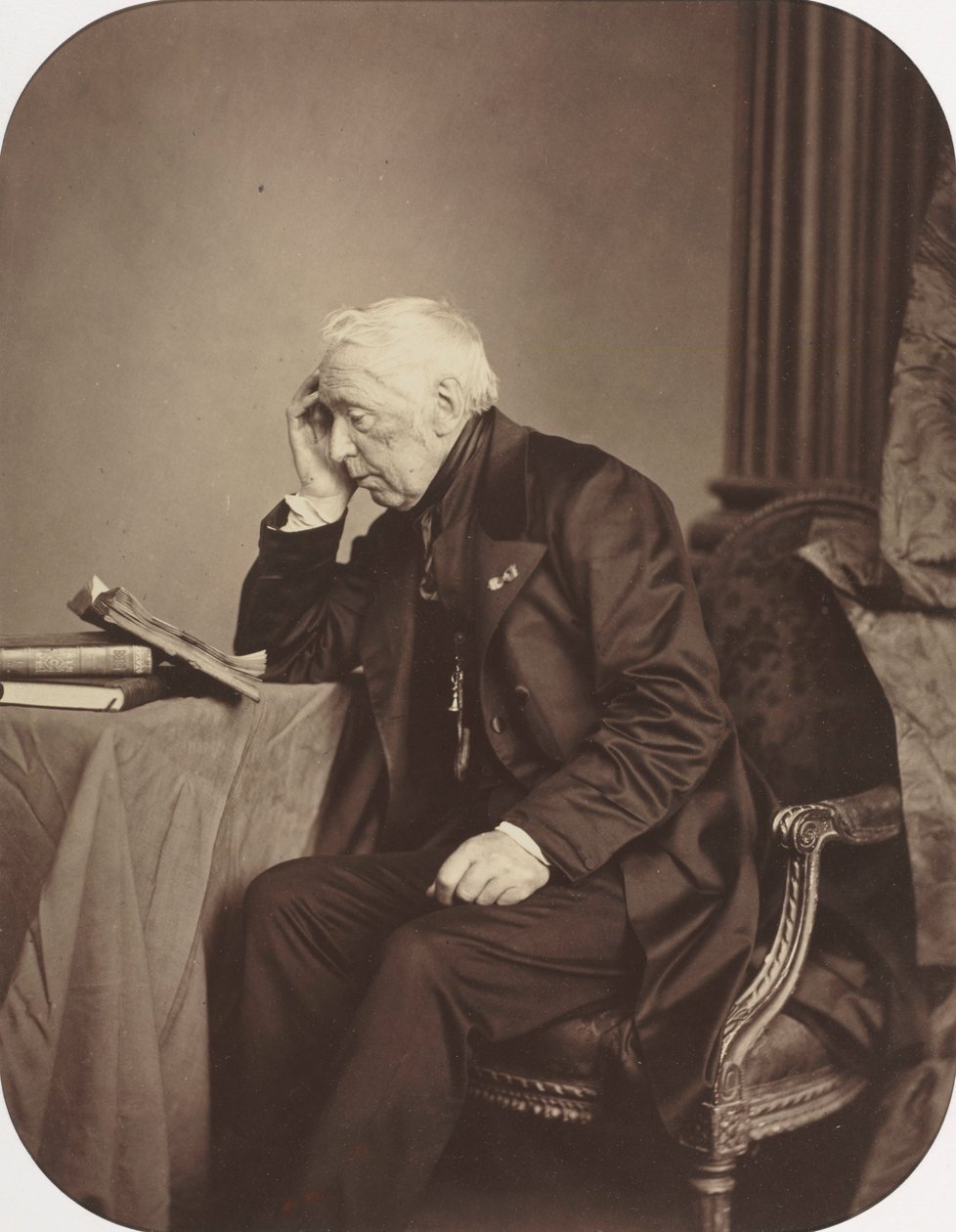 Bilinmeyen Erkek Bakıcı, c. 1860. by Antoine Samuel Adam Salomon