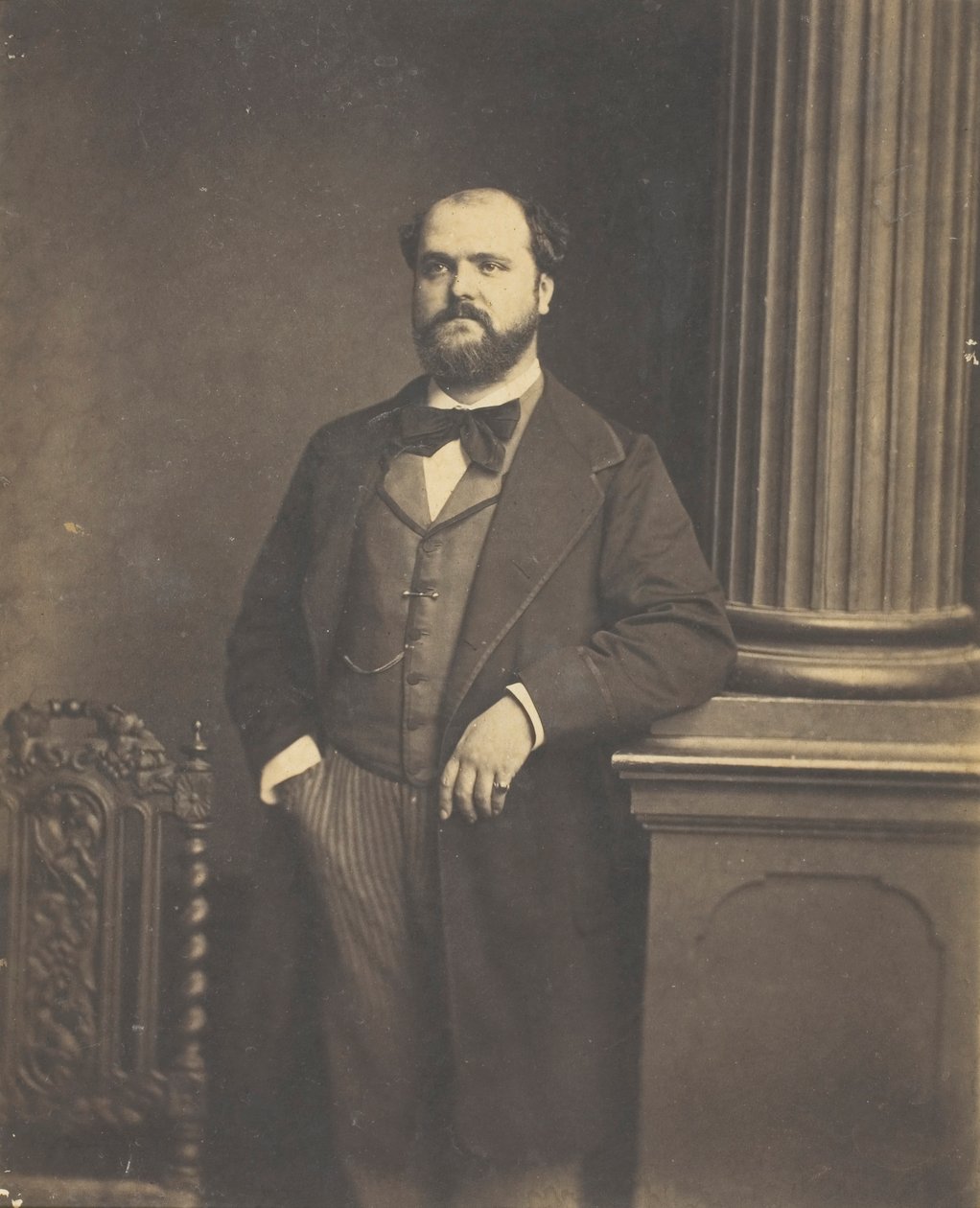 İsimsiz Ayakta Duran Adam, En Yüz, 18551869. by Antoine Samuel Adam Salomon