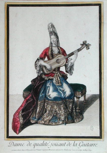 Gitar çalan bayan by Antoine Trouvain