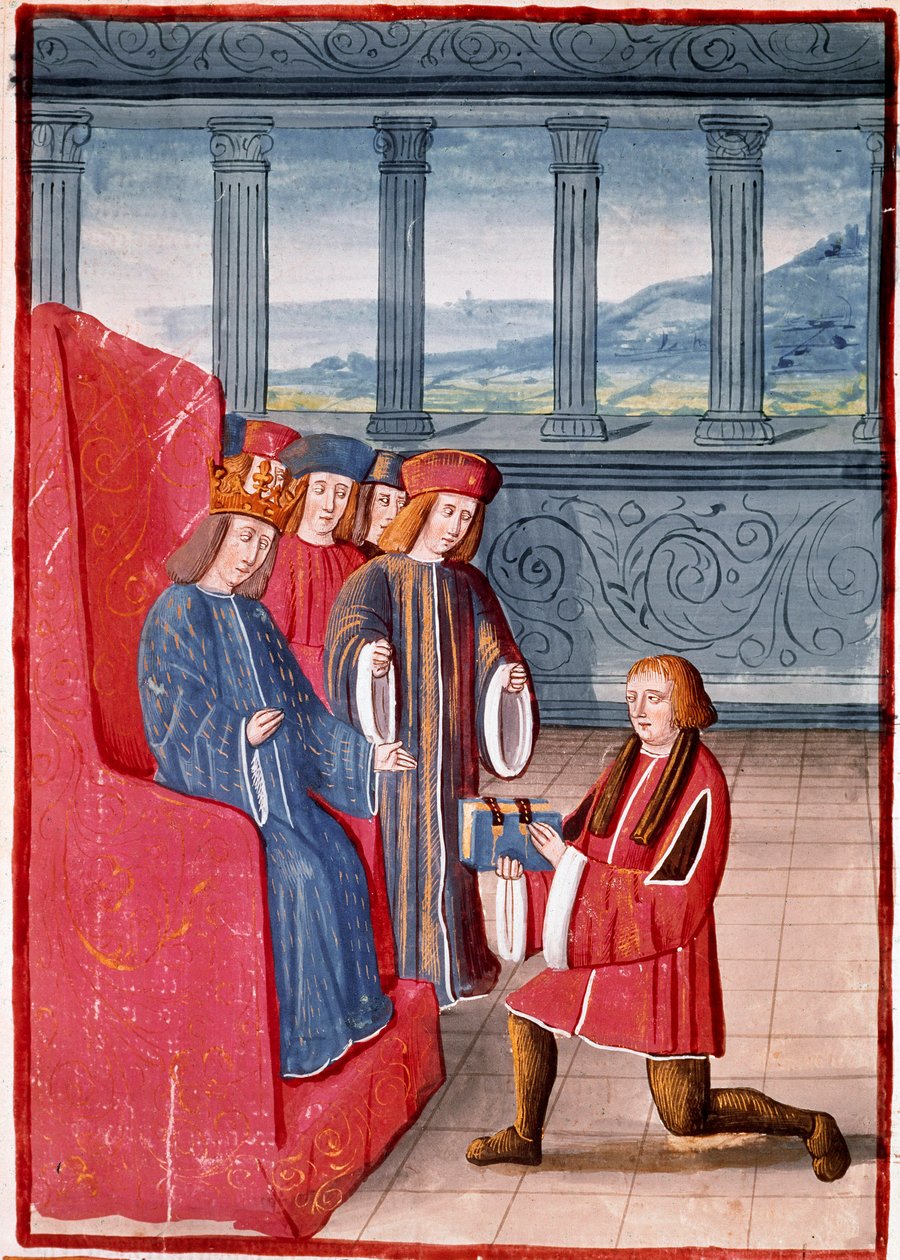 Yazar, kitabını Fransa Kralı Charles VIII