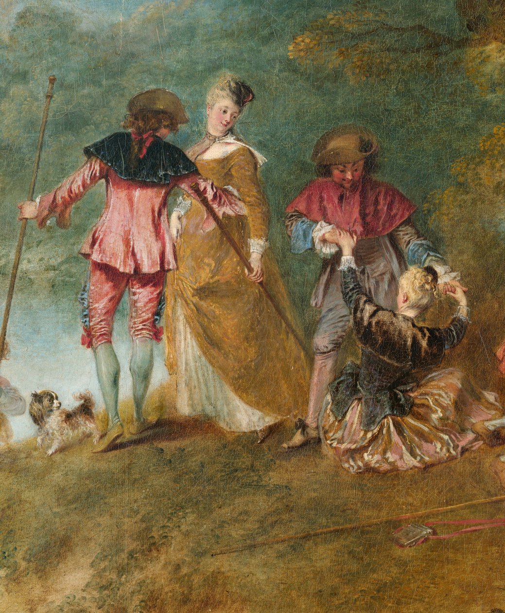 ಸೈಥೆರಾತುರ್ಕ್ ದ್ವೀಪದಲ್ಲಿ ತೀರ್ಥಯಾತ್ರೆ by Jean Antoine Watteau