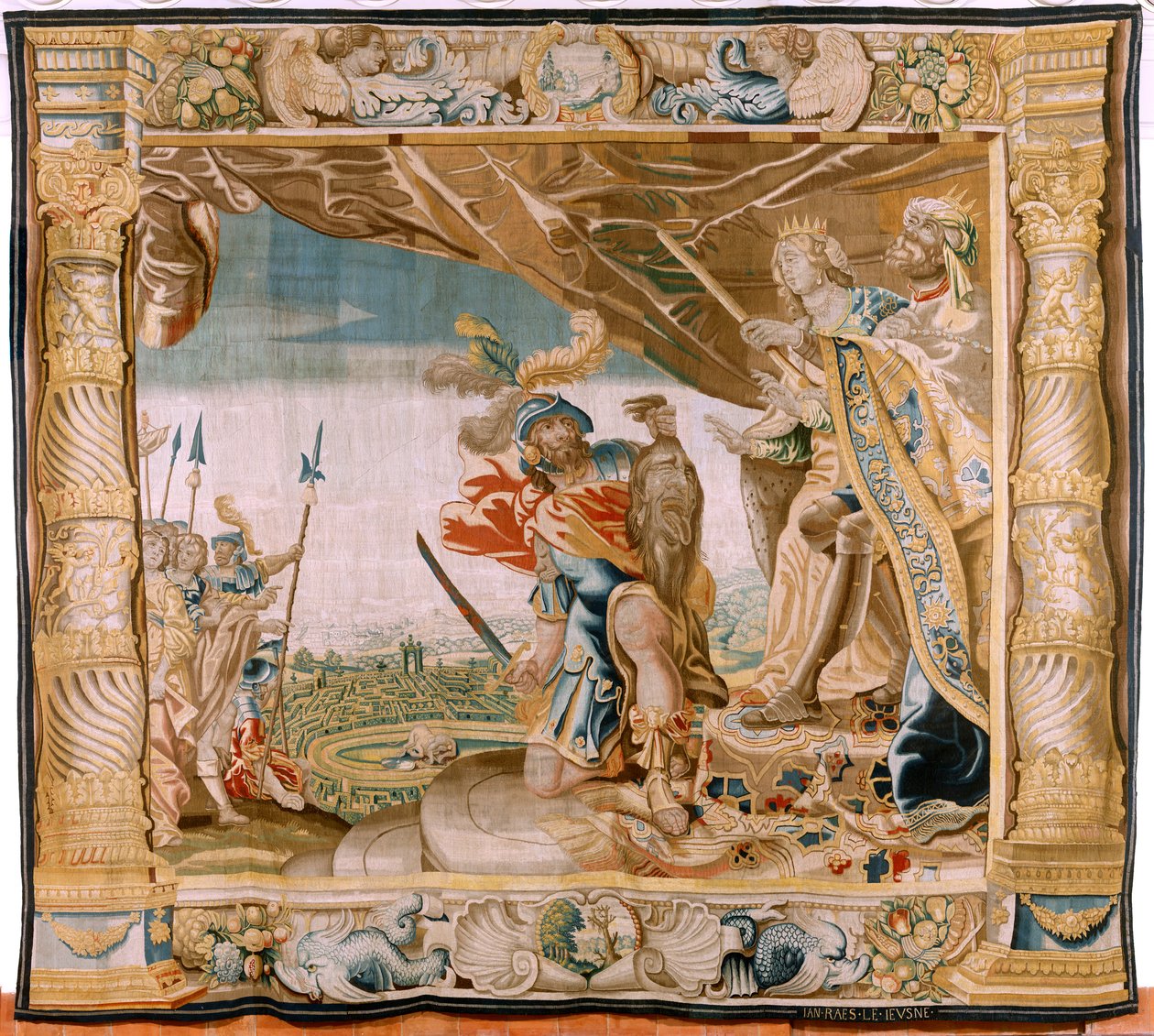 Flaman halısı. Theseus