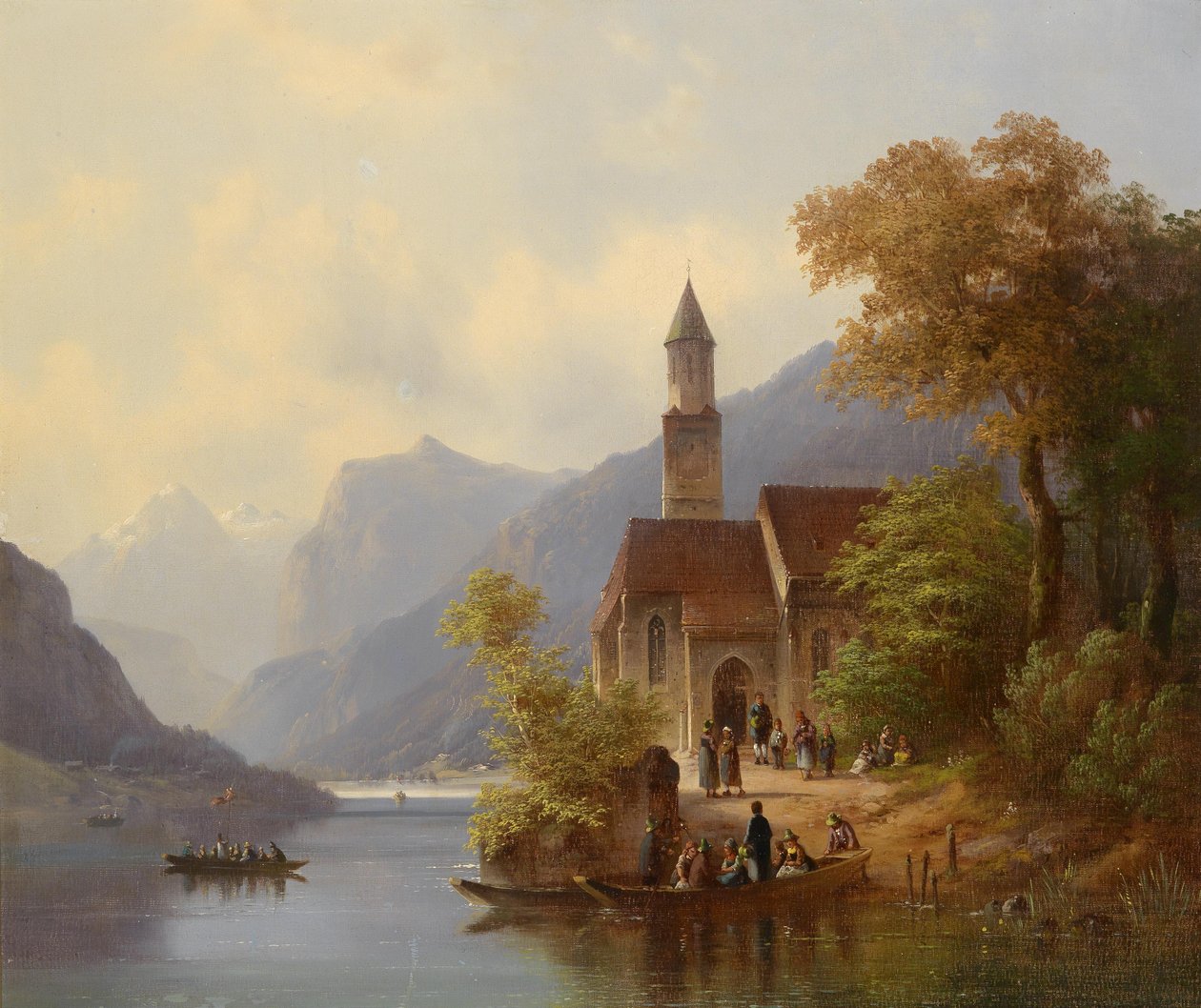 Pazar ayininden eve dönerken by Anton Doll