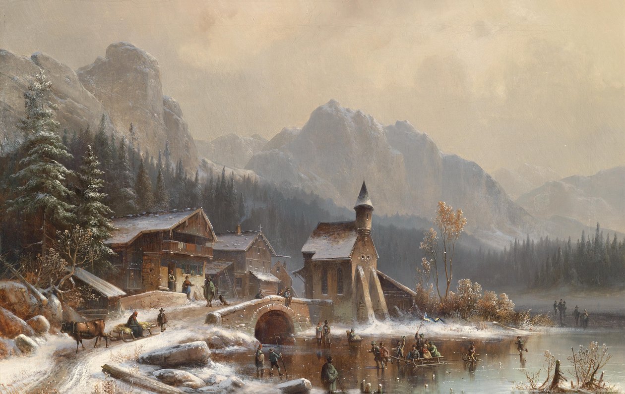 Wintervergnügen by Anton Doll