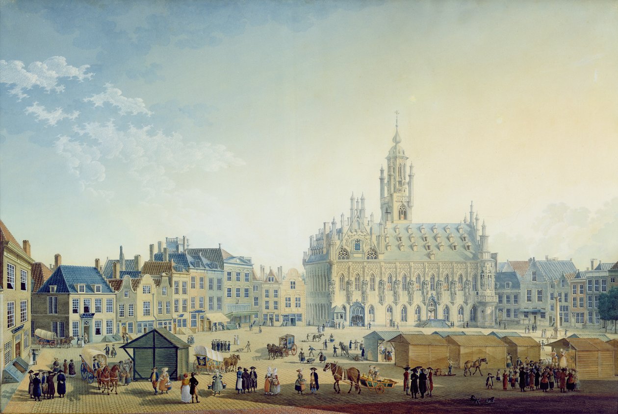 Ana Meydan, Middelburg, 1812 by Anton Ignaz Melling