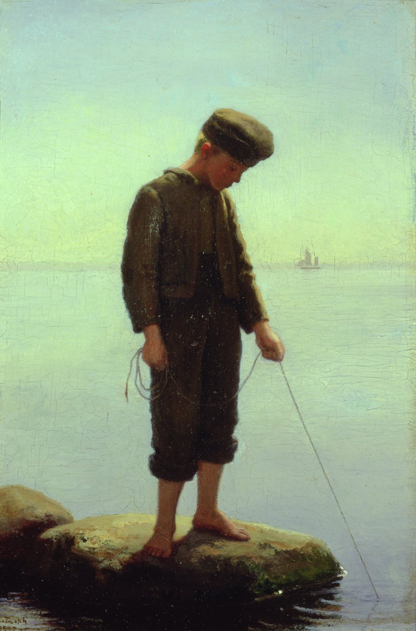 Genç Balıkçı by Anton Laurids Johannes Dorph