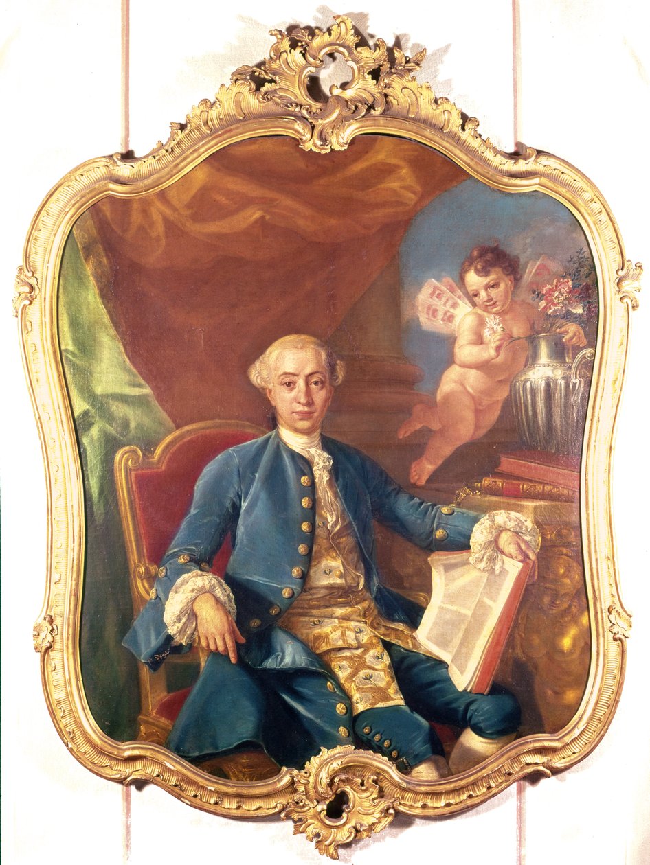 Giacomo Casanova (1725-98) by Anton Raphael Mengs