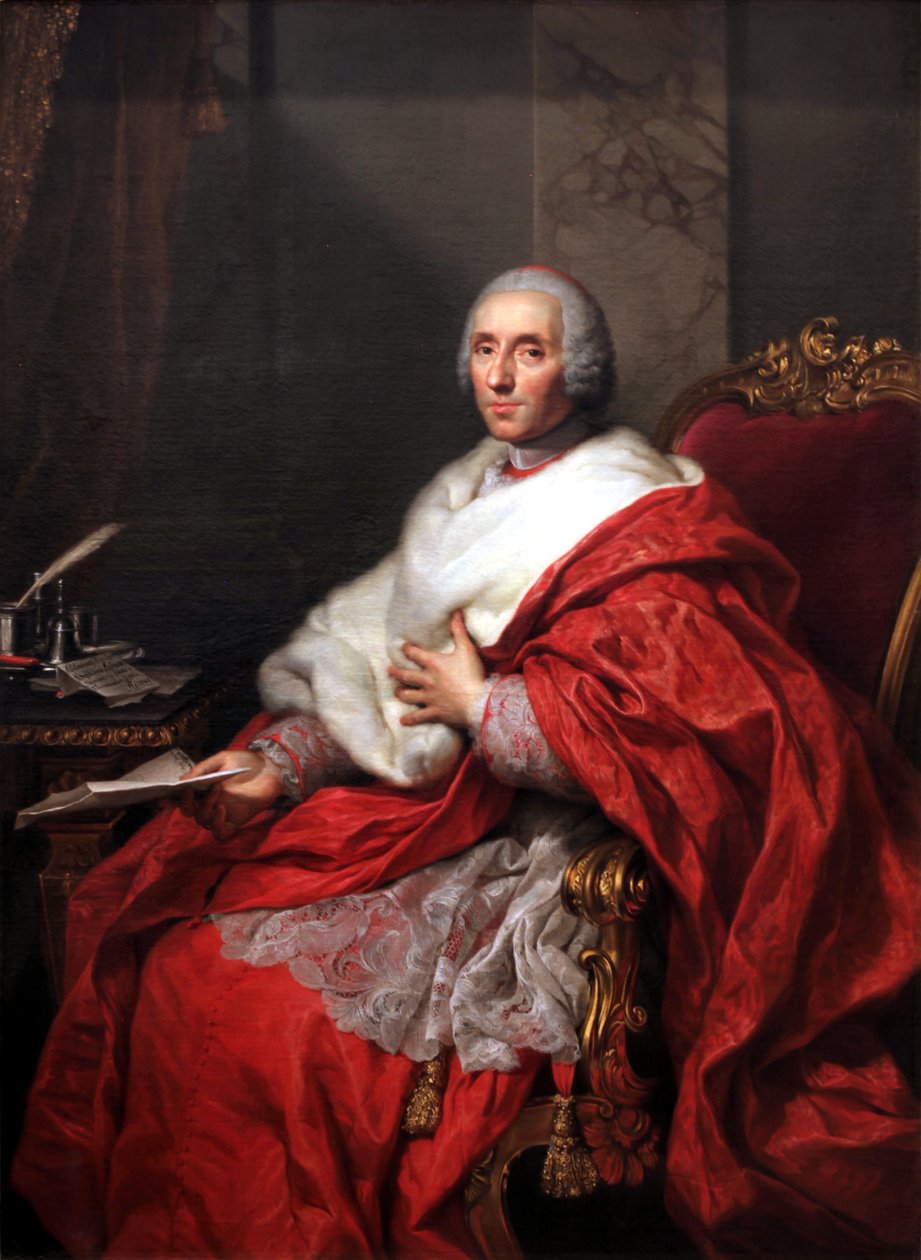 Portre du Kardinal Alberico Archinto by Anton Raphael Mengs
